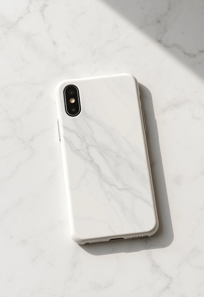 16 Artistic Phone Cases That Are Like Mini Masterpieces (You'll Fall for #9!) - 9. Marble Elegance