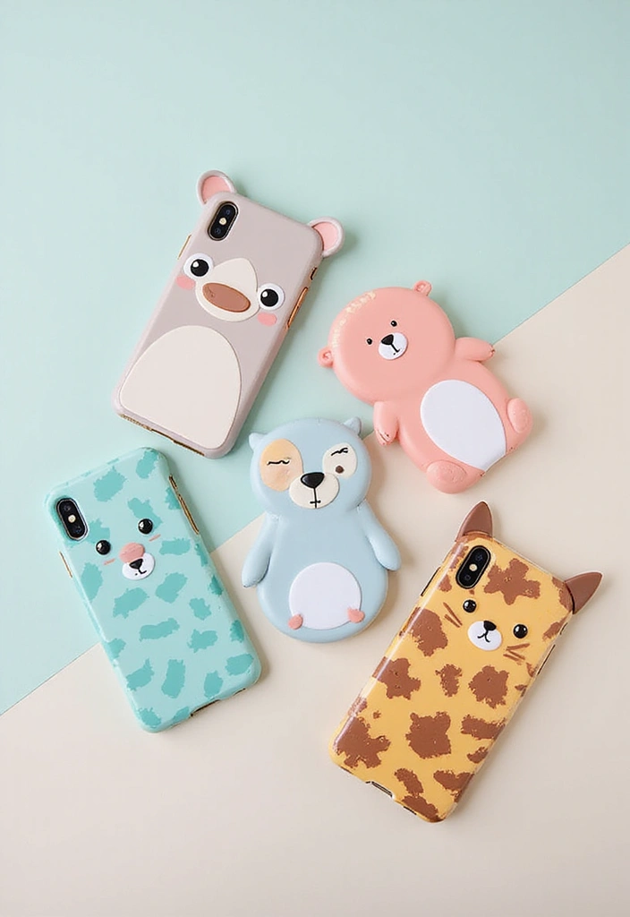 21 Stunning Phone Case Inspo Ideas That Will Make Your Friends Jealous! - 10. Cute Animal Prints