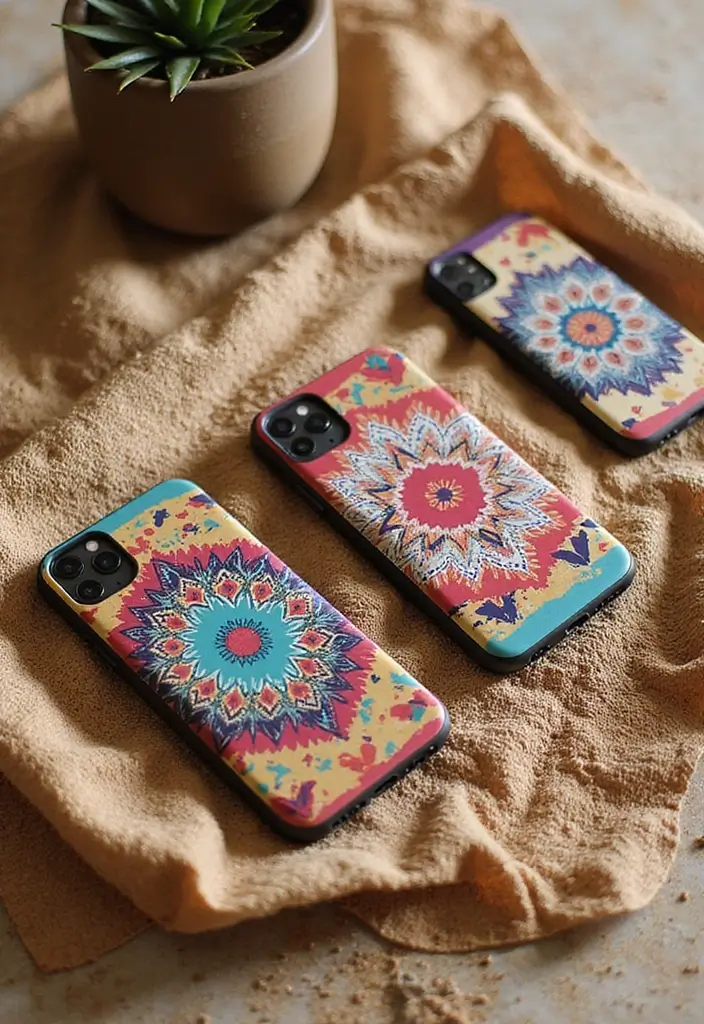 21 Stunning Phone Case Inspo Ideas That Will Make Your Friends Jealous! - 11. Bohemian Spirit