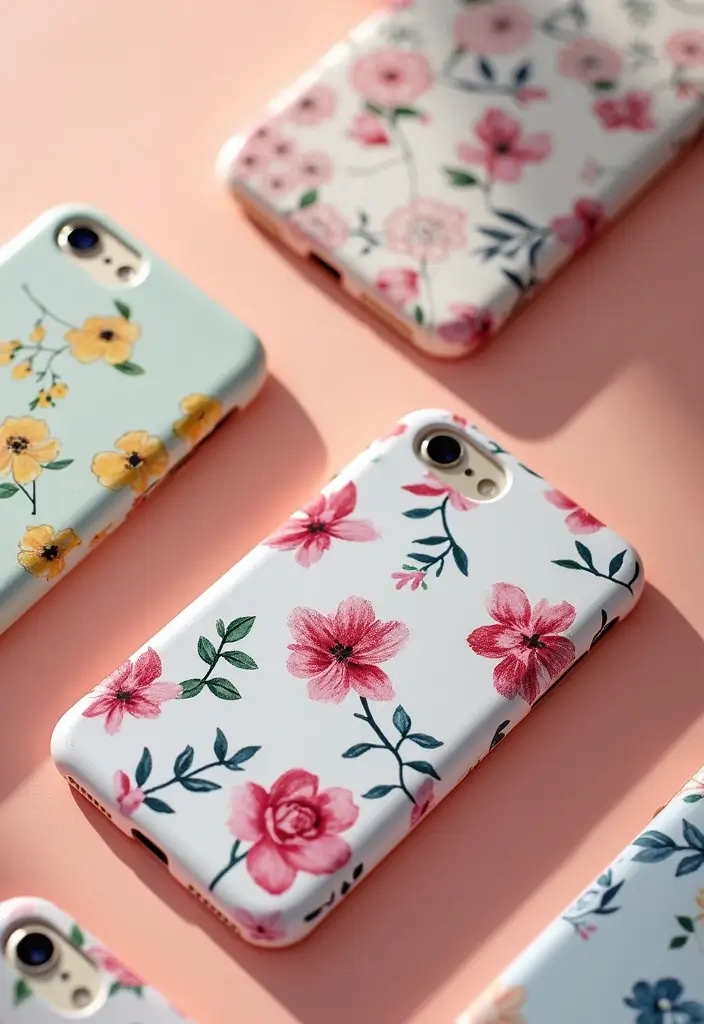 21 Stunning Phone Case Inspo Ideas That Will Make Your Friends Jealous! - 2. Floral Paradise
