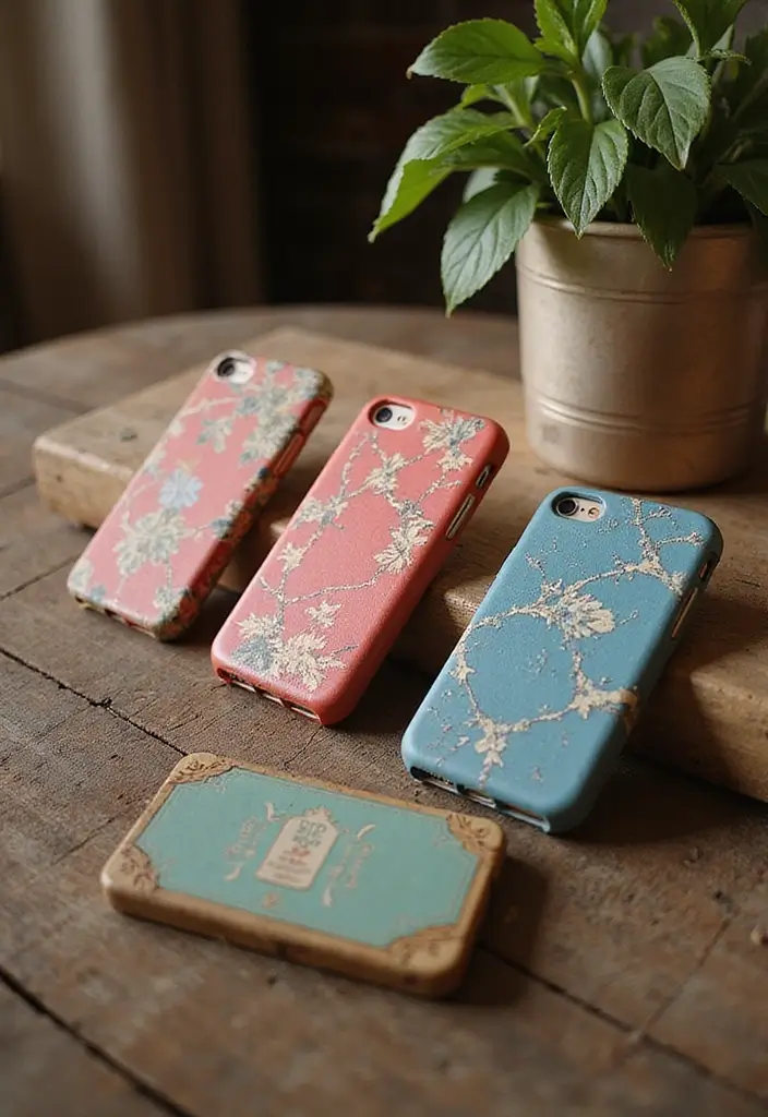 21 Stunning Phone Case Inspo Ideas That Will Make Your Friends Jealous! - 5. Vintage Vibes