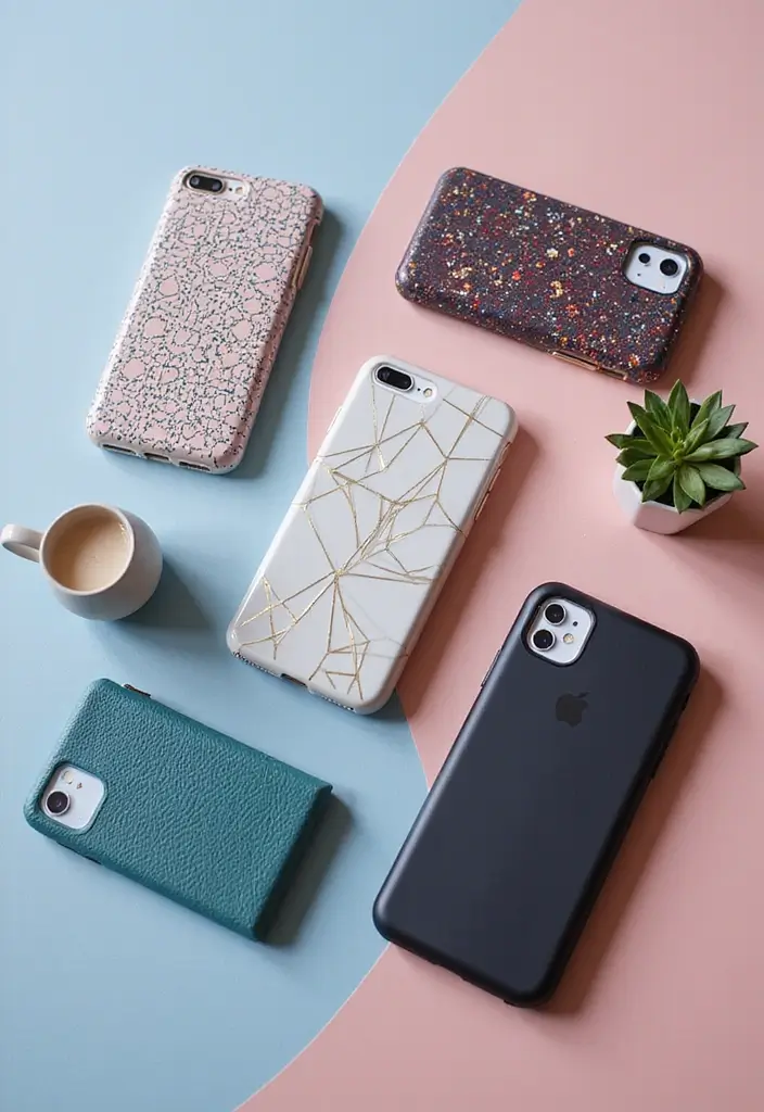 21 Stunning Phone Case Inspo Ideas That Will Make Your Friends Jealous! - 8. Geometric Patterns