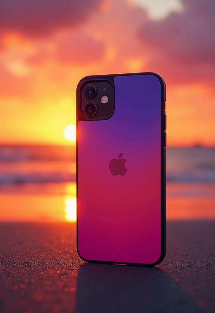 12 Trendy iPhone Cases That Will Make Your Phone the Star of the Show! - 5. Colorful Ombre Effect