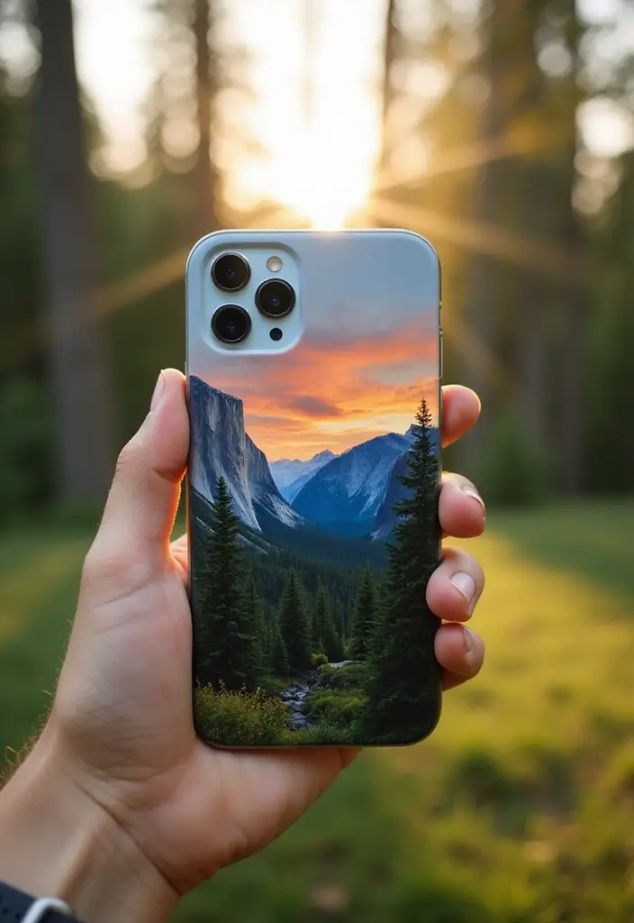 15 Mind-Blowing Artistic Phone Case Ideas That'll Make Your Friends Jealous! - 3. Nature's Touch 1