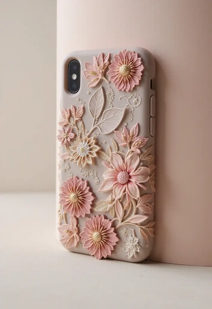 15 Mind-Blowing Artistic Phone Case Ideas That'll Make Your Friends Jealous! - 7. Textured Art 1