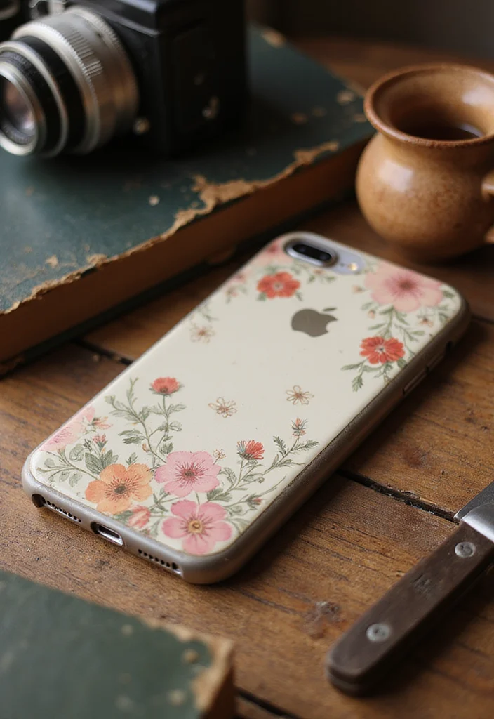 15 Trendy iPhone Cases That'll Make Your Friends Jealous (You Won't Believe #7!) - 6. Vintage Aesthetics