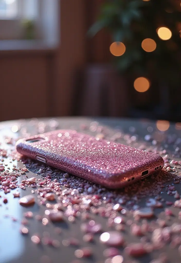 25 Trendy Phone Cases That'll Instantly Upgrade Your Style (You Won't Believe #13!) - 10. Glitter Glam
