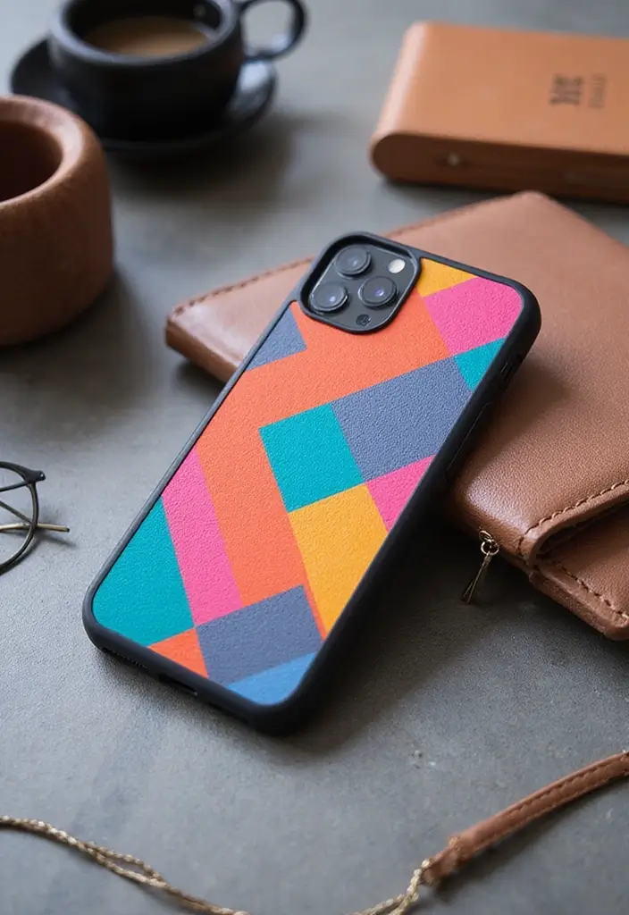 25 Trendy Phone Cases That'll Instantly Upgrade Your Style (You Won't Believe #13!) - 12. Geometric Designs