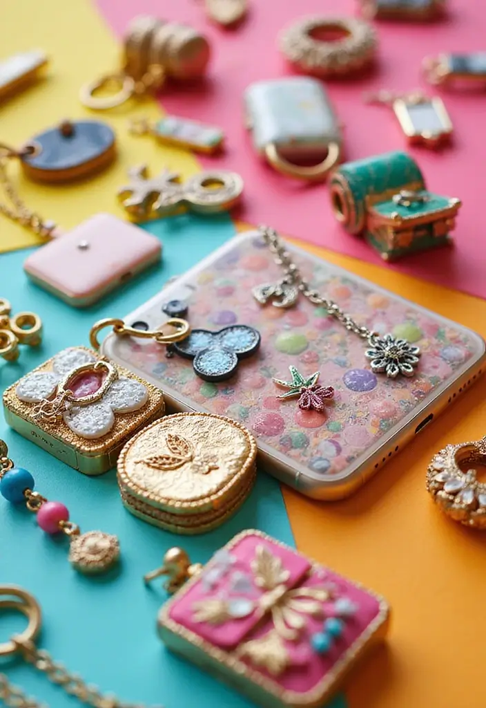Unlock the Ultimate Fashion Statement: 10 Chic Accessories for Your iPhone 16 Pro Max! - 2. Statement Charms and Straps