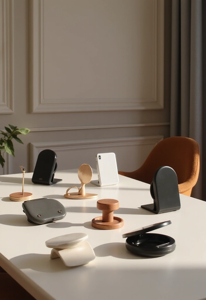 Unlock the Ultimate Fashion Statement: 10 Chic Accessories for Your iPhone 16 Pro Max! - 3. Elegant Phone Holders