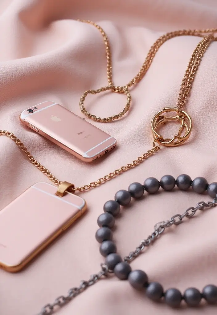 Unlock the Ultimate Fashion Statement: 10 Chic Accessories for Your iPhone 16 Pro Max! - 9. Tech-inspired Jewelry