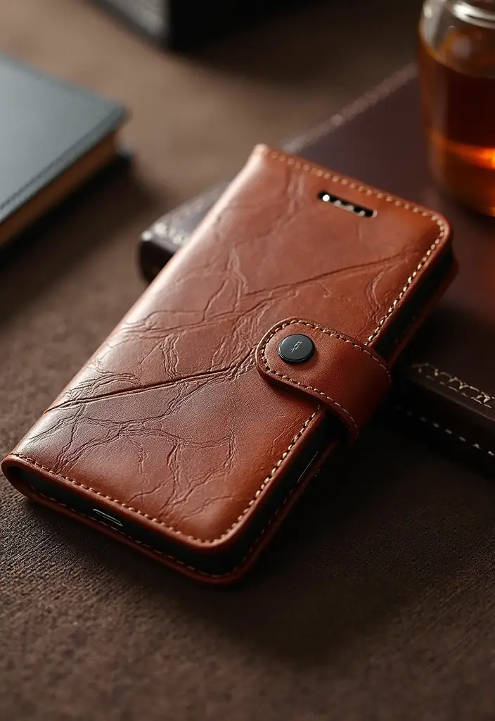 10 Must-Have Fashionable Cases for Your iPhone 16 Plus (You'll Want #5!) - 5. Stylish Leather Wallet Cases 1
