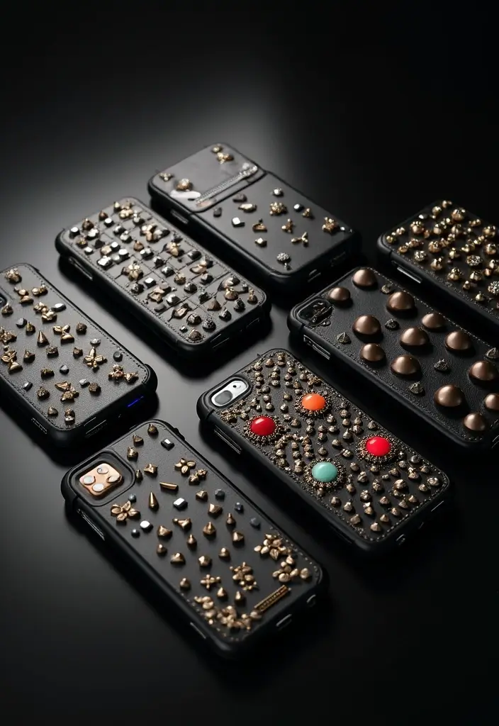 10 Must-Have Fashionable Cases for Your iPhone 16 Plus (You'll Want #5!) - 7. Edgy Studded Cases 1