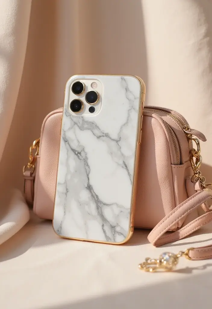 10 Stylish iPhone 16 Pro Cases That Will Elevate Your Fashion Game! - 1. The Elegant Marble Case 1