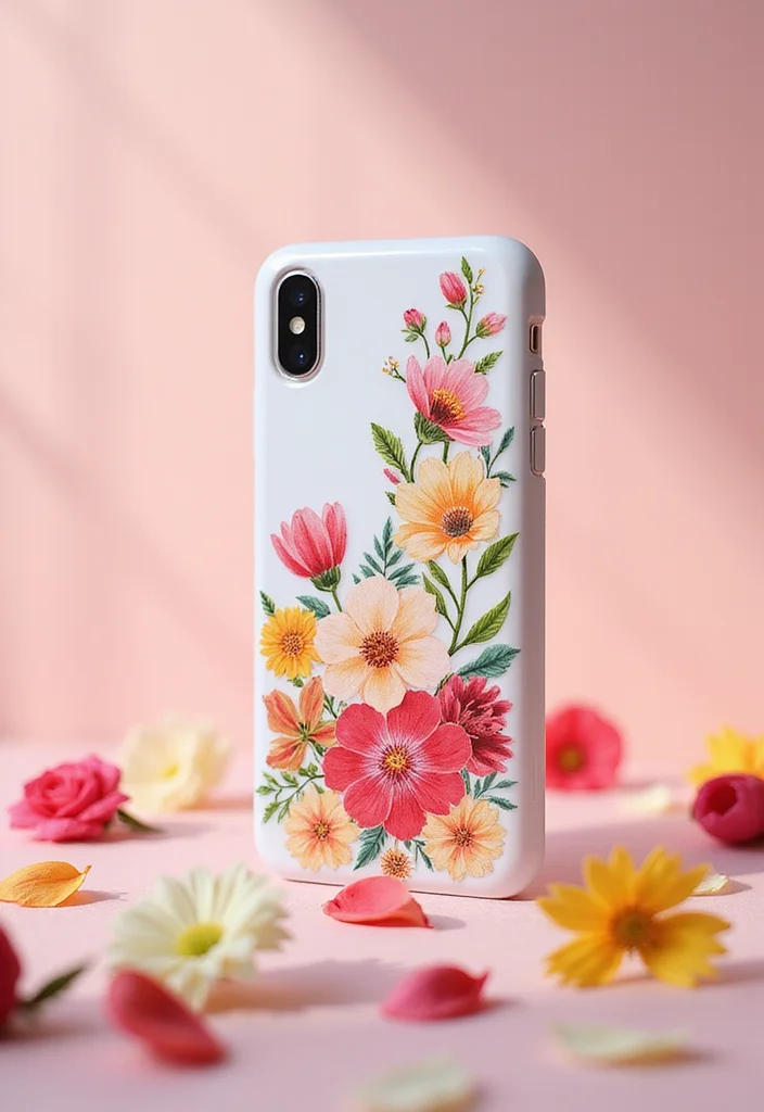 20 Custom iPhone Case Designs That'll Make Your Friends Jealous (Wait Until You See #15!) - 1. Floral Fantasy 1