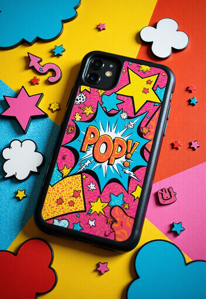 20 Custom iPhone Case Designs That'll Make Your Friends Jealous (Wait Until You See #15!) - 18. Pop Art Explosion 1