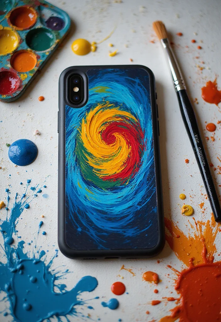 20 Custom iPhone Case Designs That'll Make Your Friends Jealous (Wait Until You See #15!) - 7. Abstract Art 1