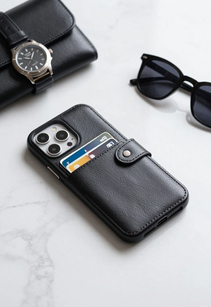 12 Stunning iPhone Cases That Are Both Trendy and Durable (You’ll Love #5!) - 10. The Sophisticated Wallet Case 1