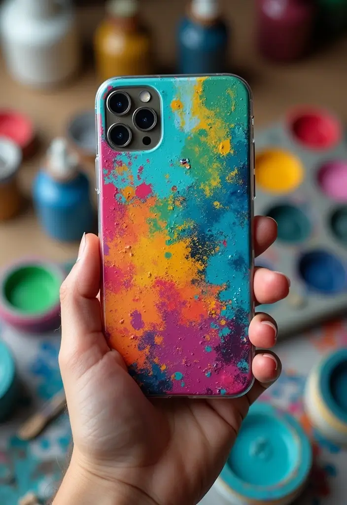 10 Stunning iPhone 16 White Cases That'll Elevate Your Style Game! - 2. Artistic and Colorful Designs 1