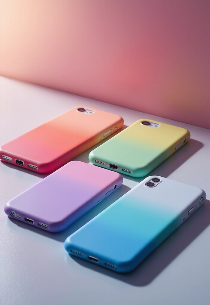 15 Trendy Phone Cases Ideas That Will Make Your Friends Jealous! - 13. Gradient Color Blends 1