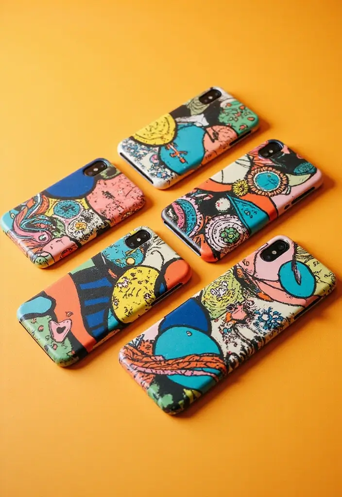 15 Trendy Phone Cases Ideas That Will Make Your Friends Jealous! - 2. Bold Graphic Prints 1