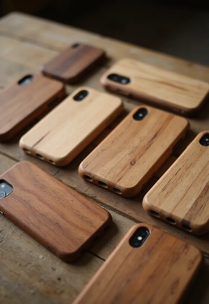 15 Trendy Phone Cases Ideas That Will Make Your Friends Jealous! - 3. Sustainable Wooden Cases 1