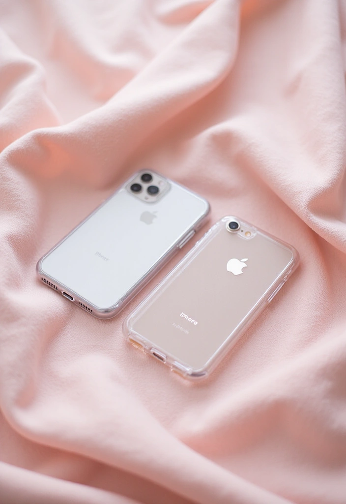 15 Trendy Phone Cases Ideas That Will Make Your Friends Jealous! - 6. Minimalist Clear Cases 1
